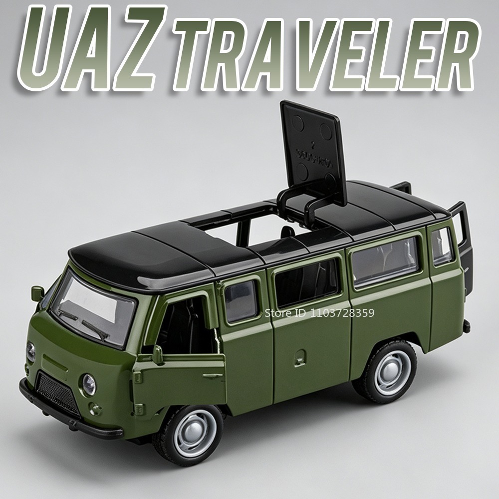 Model Kit Porsche 911 - 1:36 Model Toy UAZ Traveler Miniature