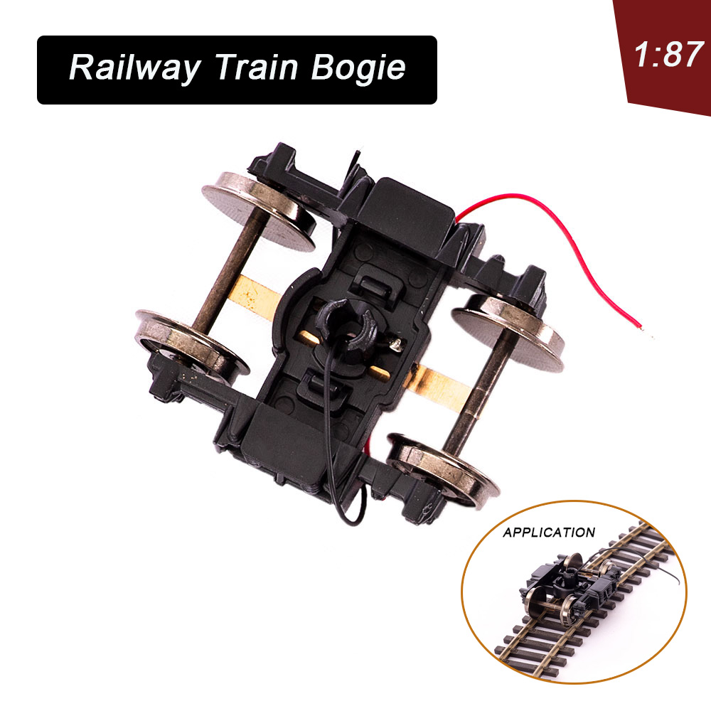 Model Kit Locomotive - 1:87 HO Scale Railway Train Bogie