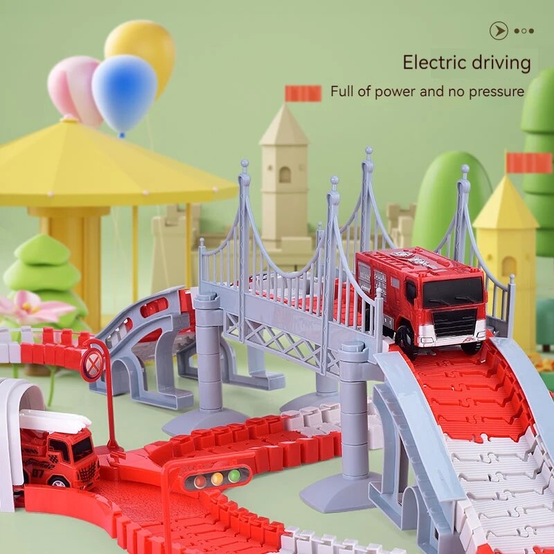 Fire Engine Track Assembling C - Model Kit Train 评论和价格