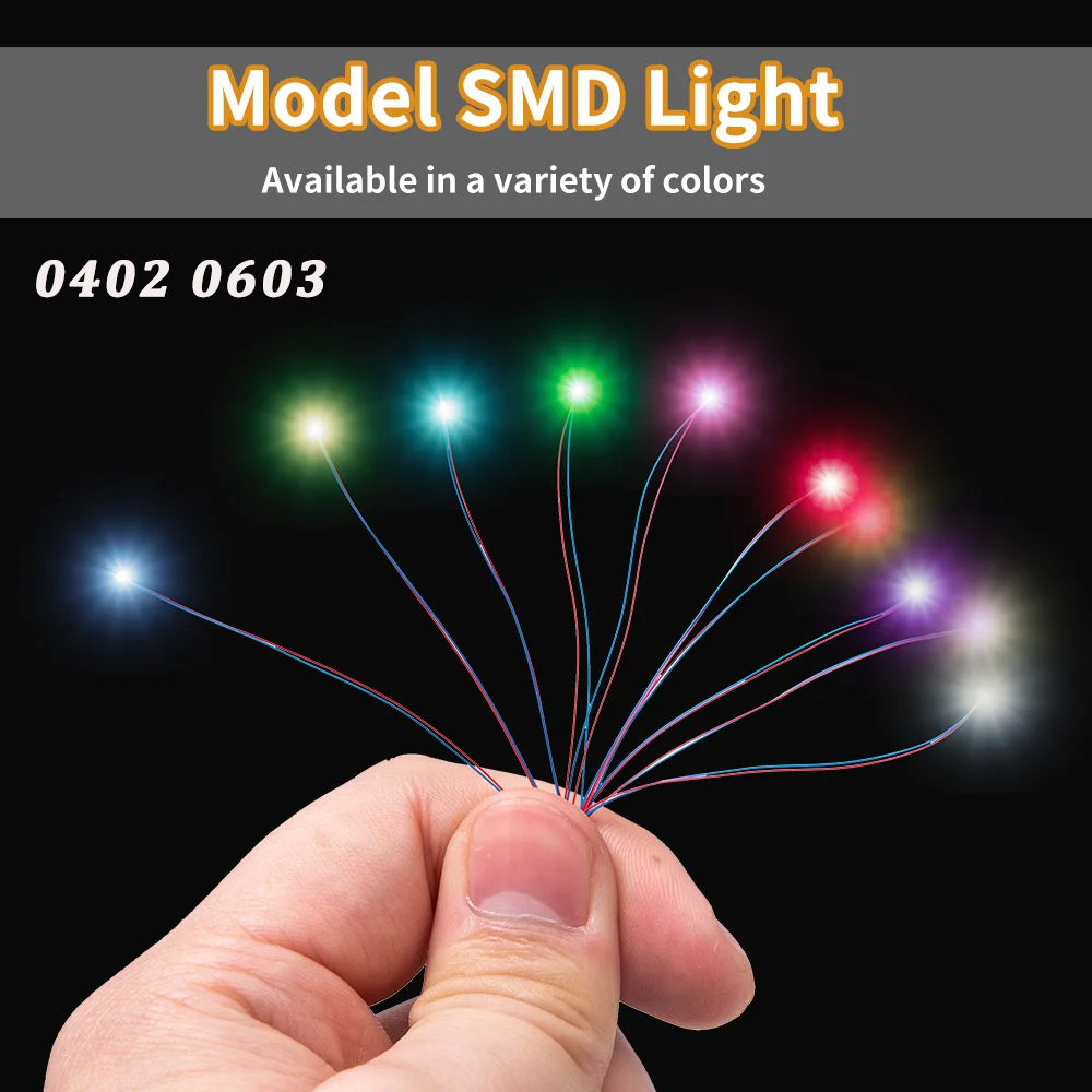 5PCS 3V LED 0402 0603 SMD Lamp - Model Kit Locomotive 评论和价格
