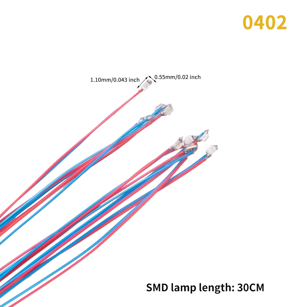 5PCS 3V LED 0402 0603 SMD Lamp - Model Kit Locomotive 评论和价格