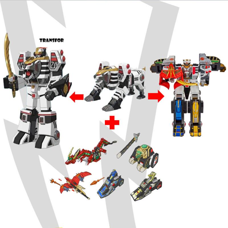 Playmates Toys Power Rangers W - Model Kit Megazord 评论和价格