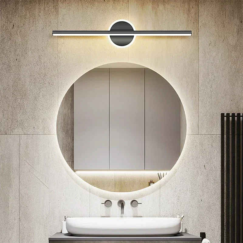 Modern LED Mirror Lamp 40/55cm - Model Kit Led 评论和价格