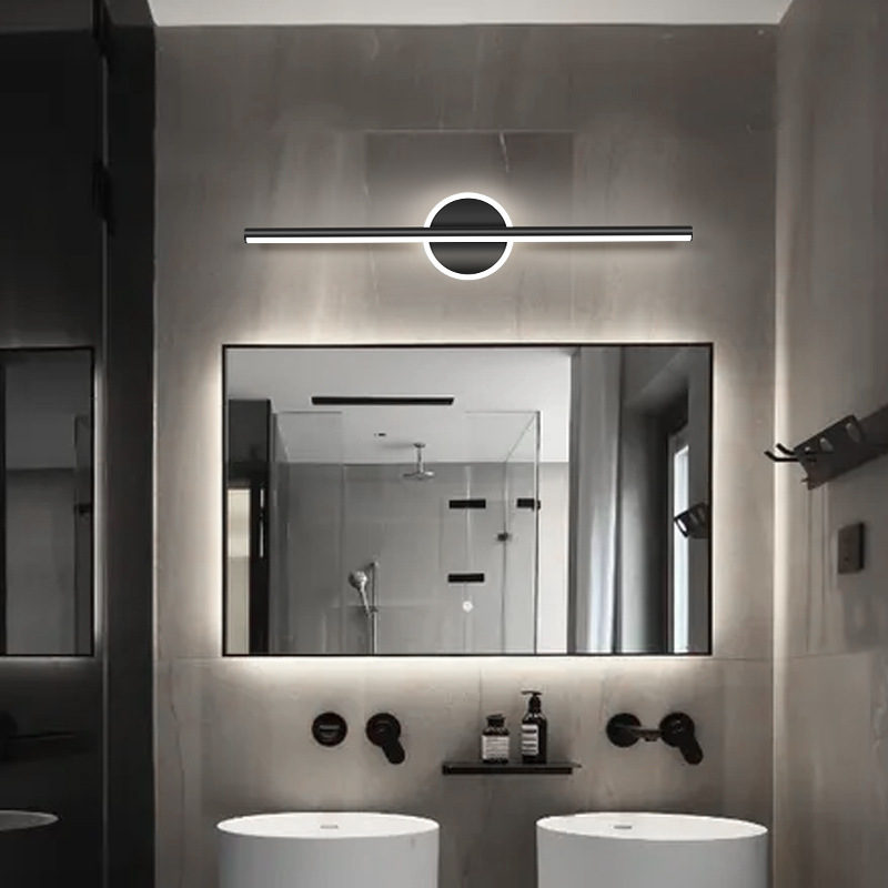 Modern LED Mirror Lamp 40/55cm - Model Kit Led 评论和价格