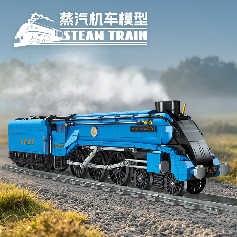 1413PCS Vintage Steam Locomoti - Model Kit Locomotive 评论和价格