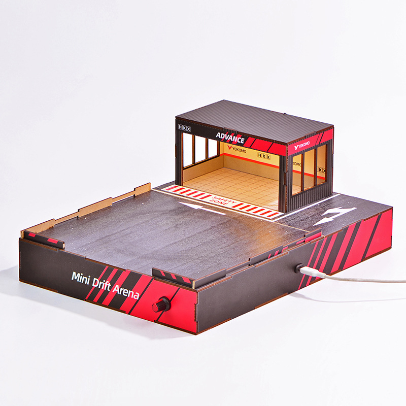 1:64 Scale DIY Drift Track Dio - Model Kit Led 评论和价格