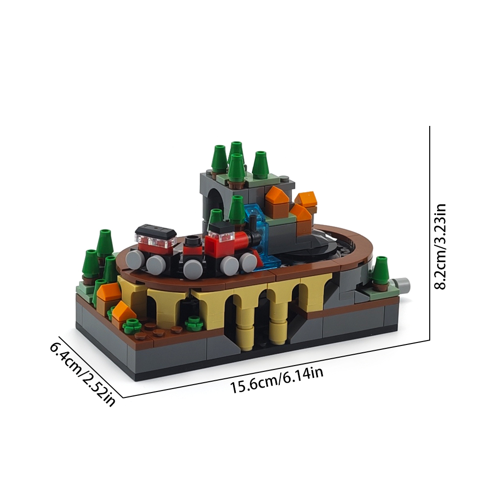 MOC Track Train Set DIY Assemb - Model Kit Runner 评论和价格