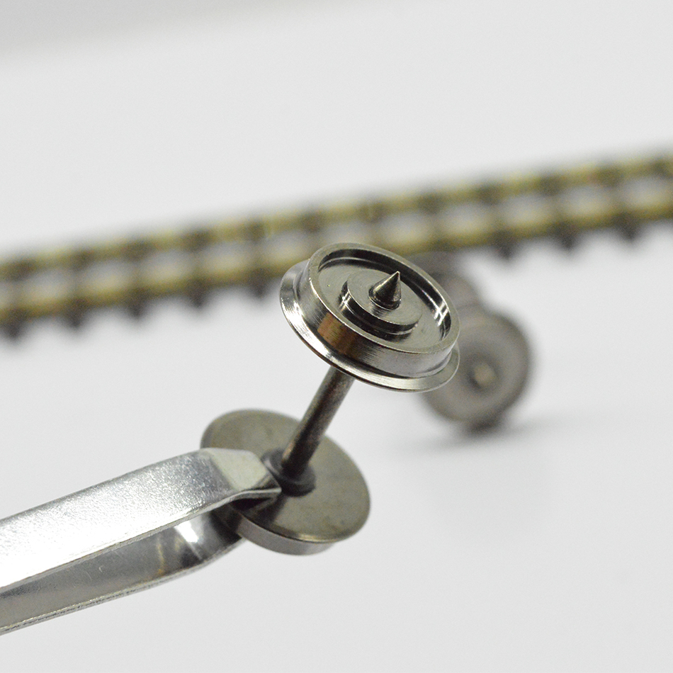 HO 1:87 Metal Wheels for Model - Model Kit Locomotive 评论和价格