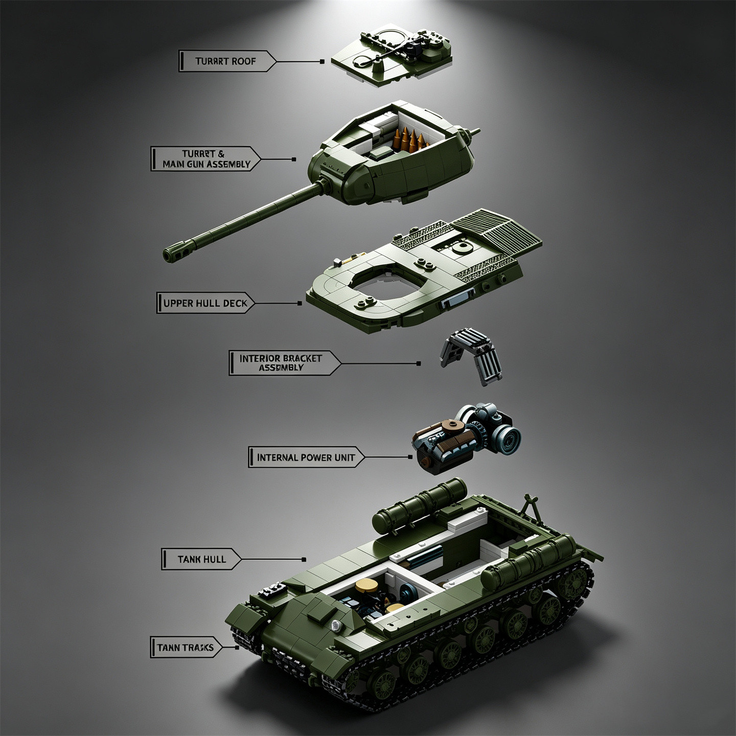 Stalin Type 2 Heavy Tank Sovie - Model Kit Runner 评论和价格