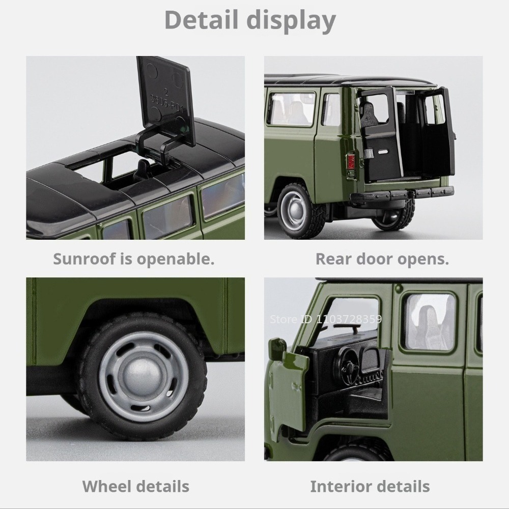 1:36 Model Toy UAZ Traveler Mi - Model Kit Porsche 911 评论和价格