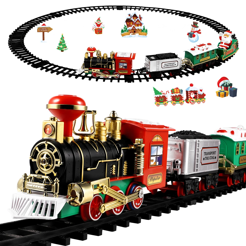 Christmas Train Set Festive Mi - Model Kit Train 评论和价格