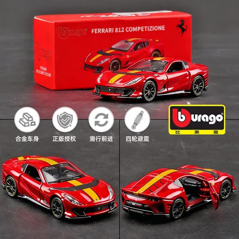 Bburago 1:64 Ferrari Diecast C - Model Kit Porsche 911 评论和价格