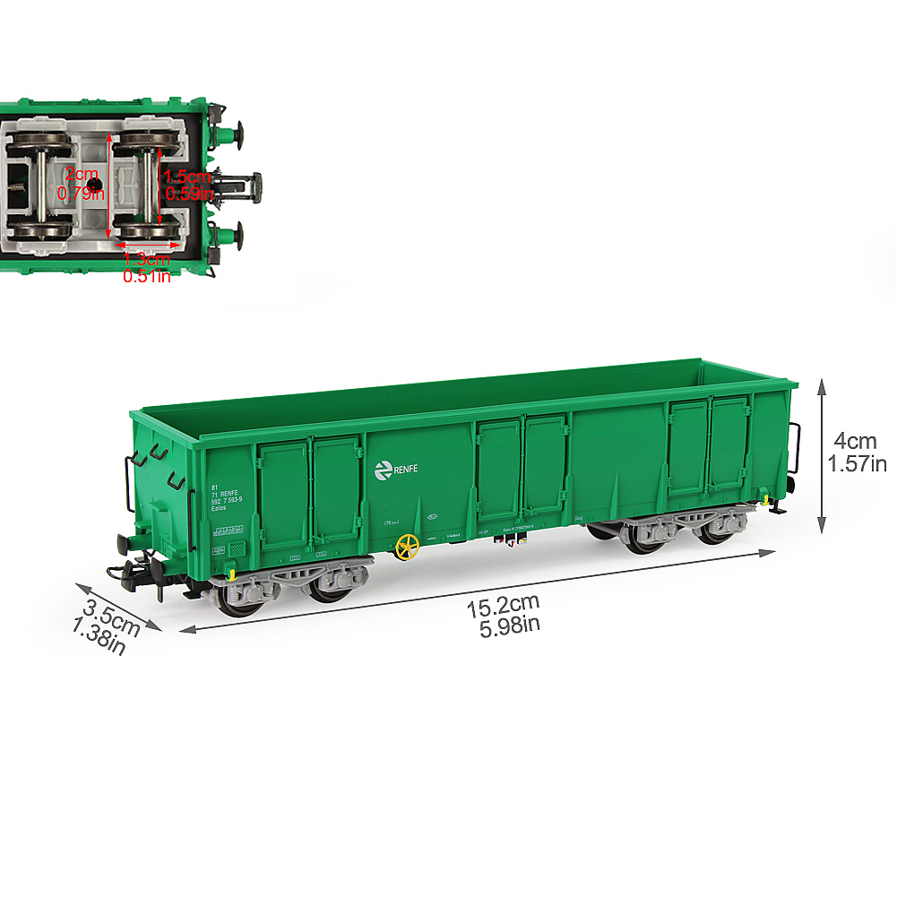 Evemodel 1pc/2pcs HO Scale 1:8 - Model Kit Locomotive 评论和价格