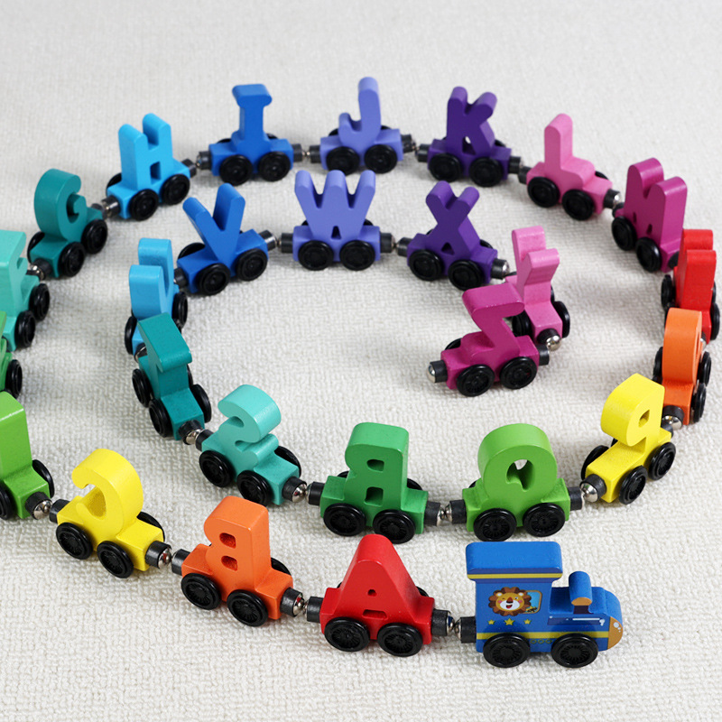 Children'S Wooden Magnetic Col - Model Kit Train 评论和价格