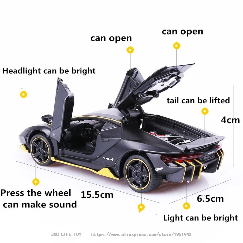 1:32 LP770 750 Alloy Sports Ca - Model Kit Lamborghini 评论和价格
