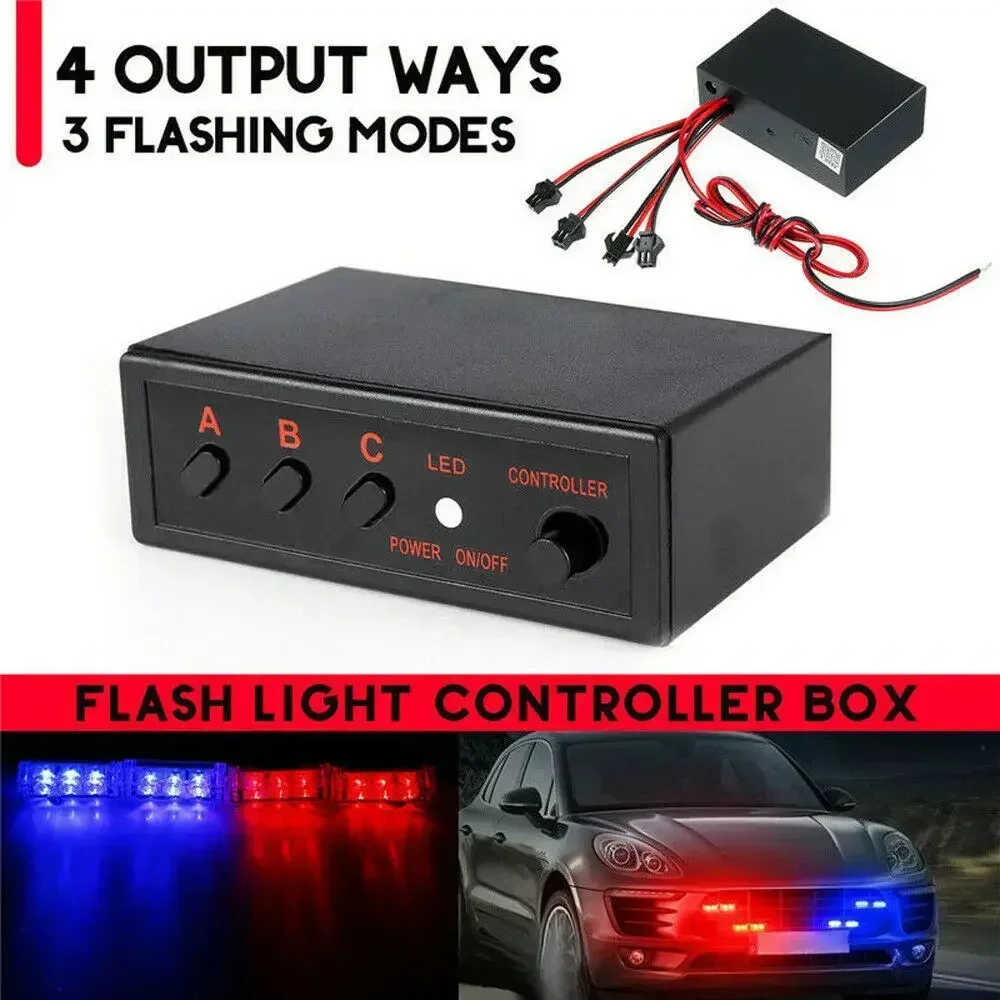 4 Ways LED Strobe Flash Light  - Model Kit Led 评论和价格