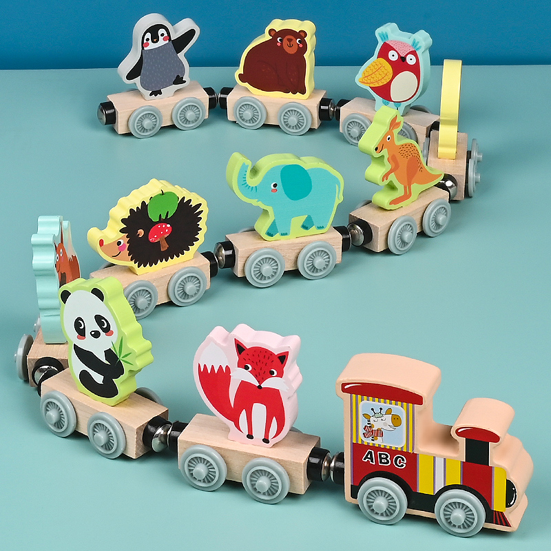 Magnetic Wooden Small Train To - Model Kit Train 评论和价格