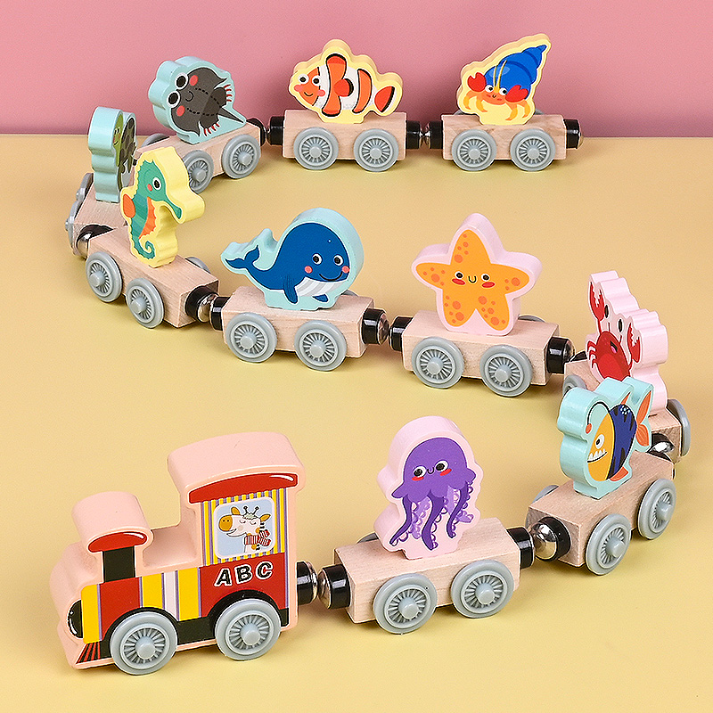 Magnetic Wooden Small Train To - Model Kit Train 评论和价格