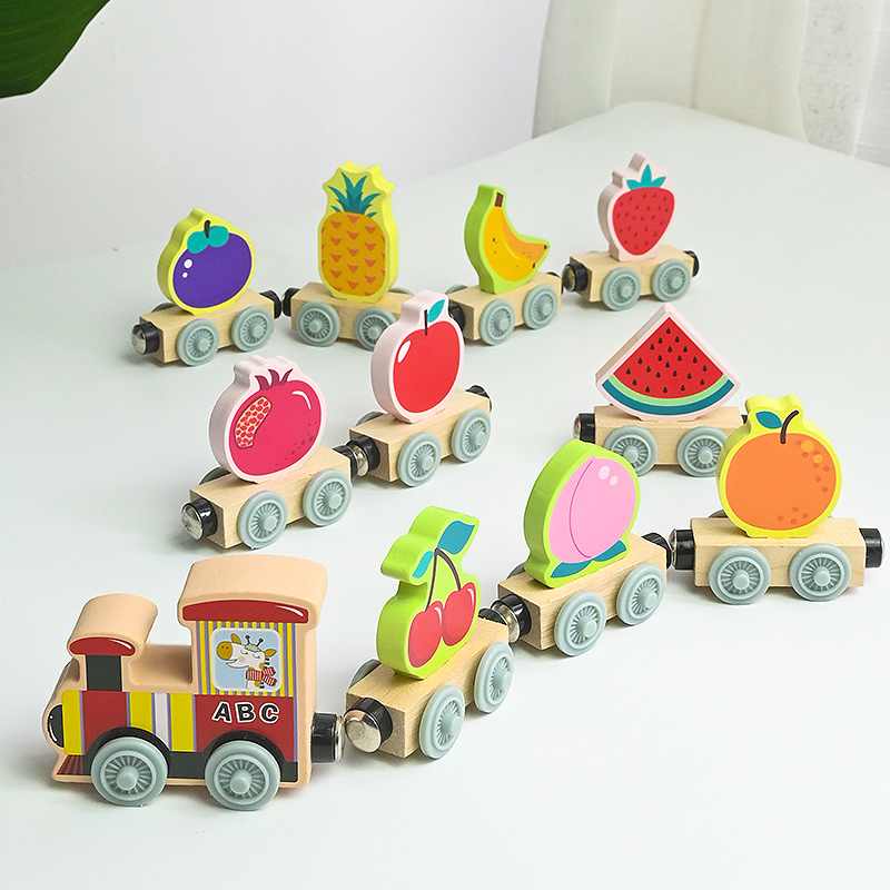Magnetic Wooden Small Train To - Model Kit Train 评论和价格
