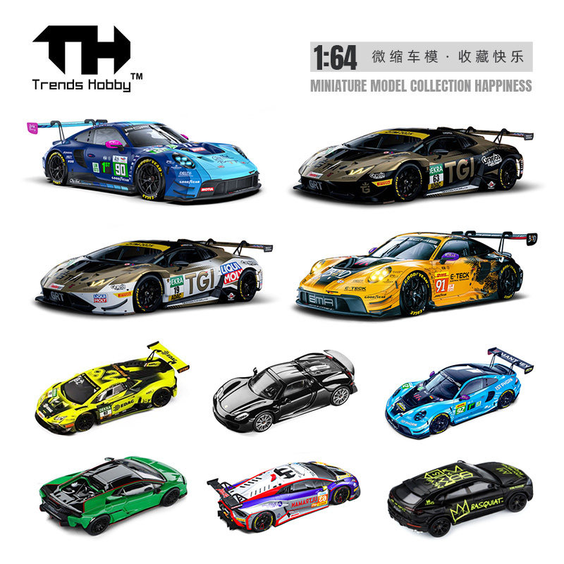TH 1/64 Porsche 911 GT3 R LeMa - Model Kit Porsche 911 评论和价格