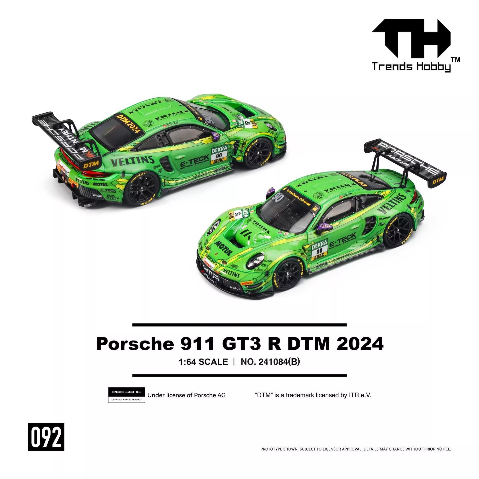 TH 1/64 Porsche 911 GT3 R LeMa - Model Kit Porsche 911 评论和价格