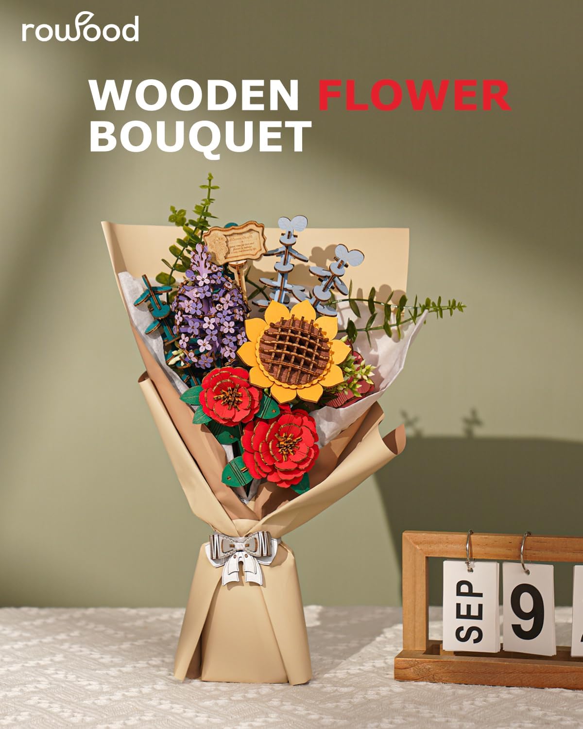 Rolife Wooden Flower Bouquet 3 - Model Kit Revell 评论和价格
