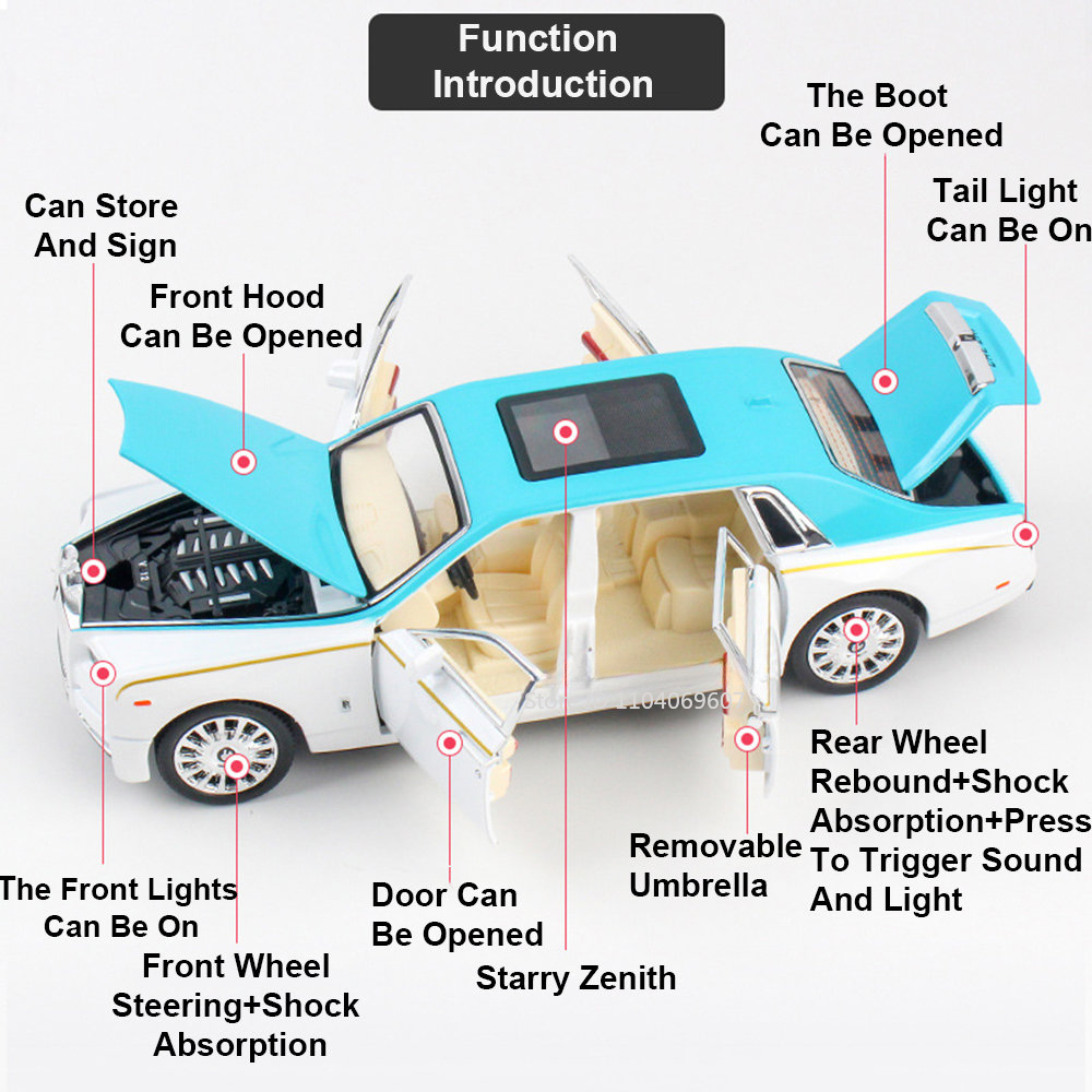 1:24 Rolls Royce Phantom Alloy - Model Kit Porsche 911 评论和价格