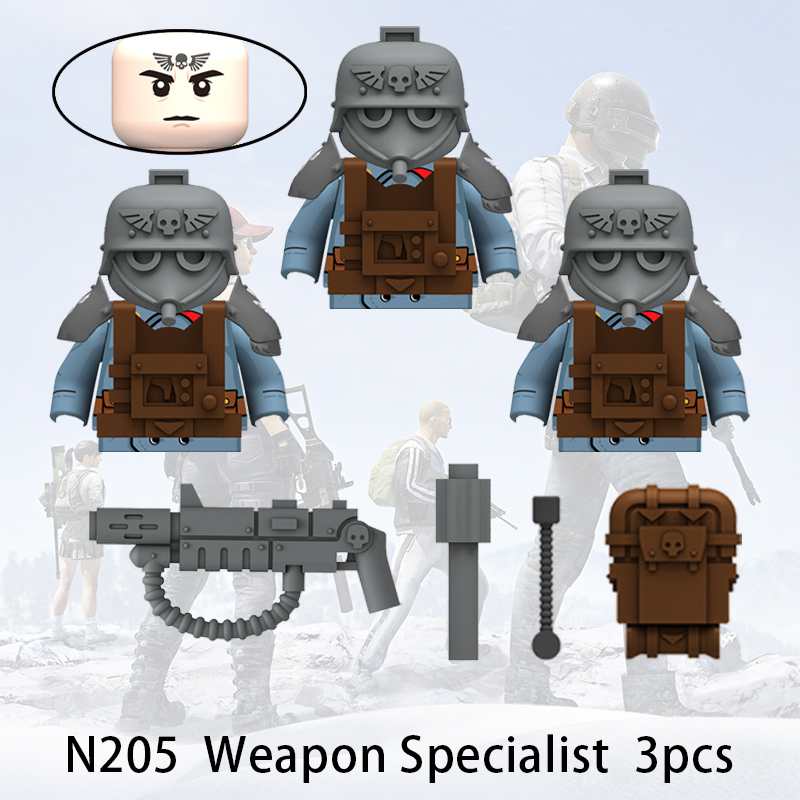 3pcs Game Soldiers Building Bl - Model Kit Gunpla 评论和价格
