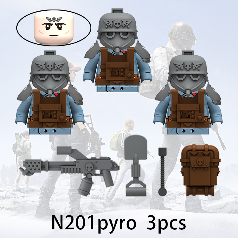 3pcs Game Soldiers Building Bl - Model Kit Gunpla 评论和价格