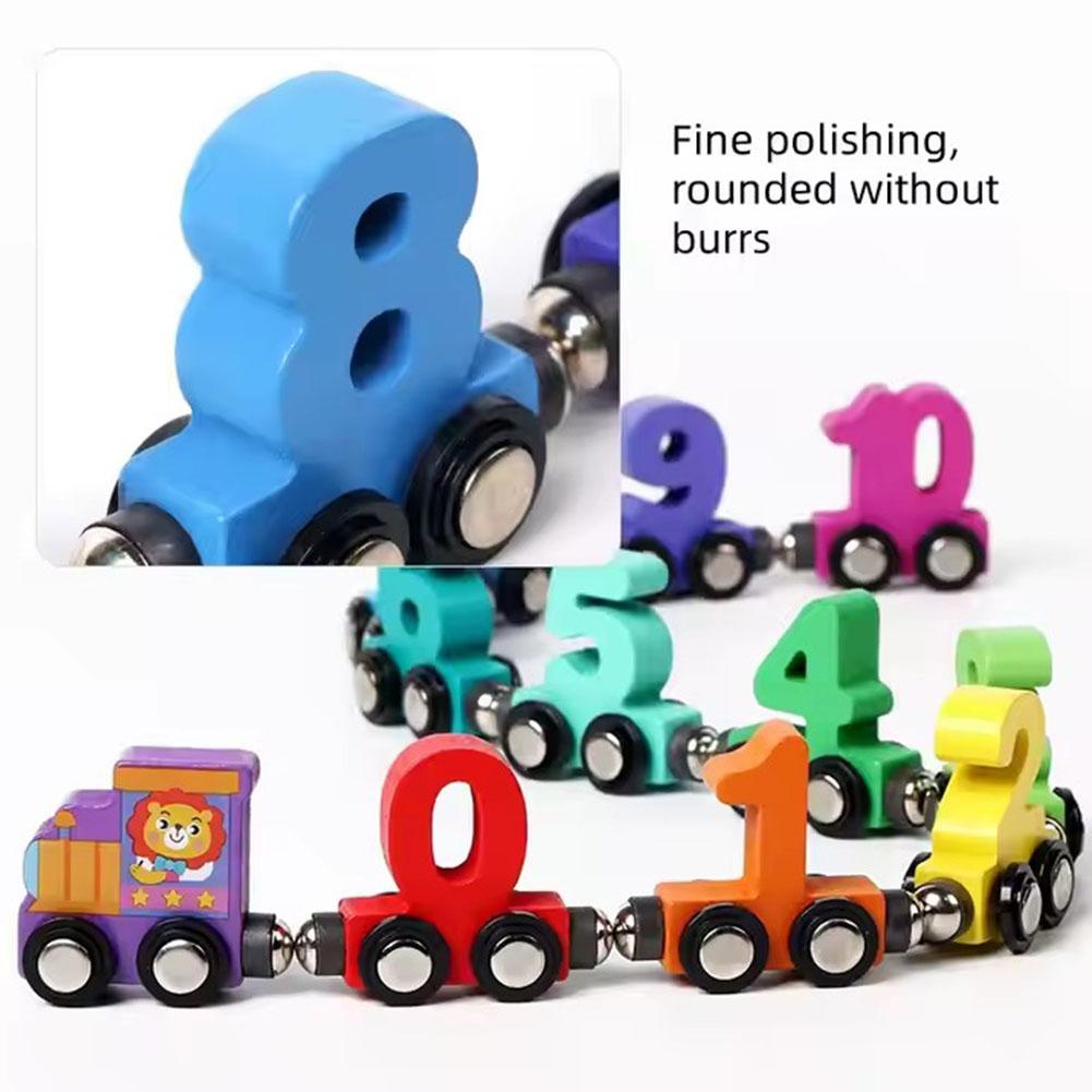 Wooden Magnetic Number Train B - Model Kit Train 评论和价格