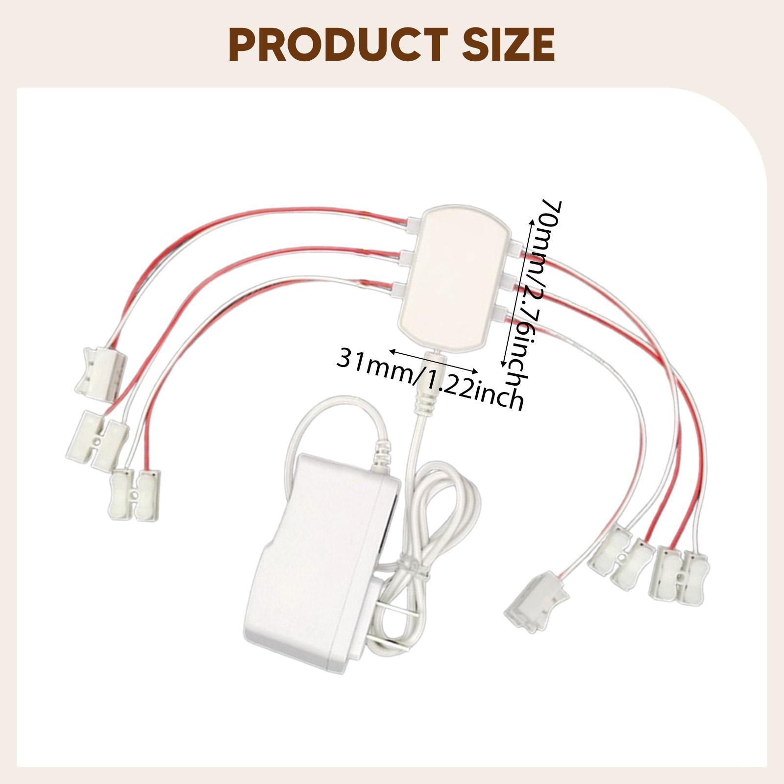 3V 1A Power Supply 6 Ports Wir - Model Kit Train 评论和价格