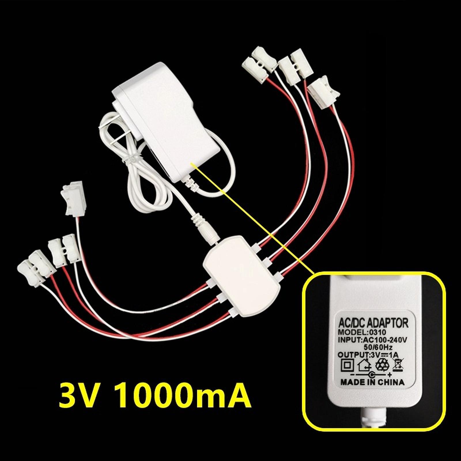 3V 1A Power Supply 6 Ports Wir - Model Kit Train 评论和价格