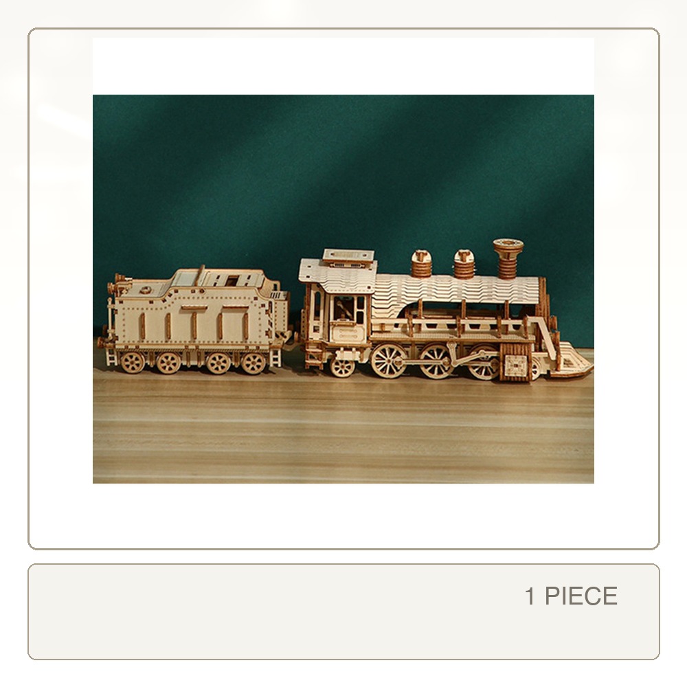 DIY 3D Wooden Model Small Trai - Model Kit Train 评论和价格