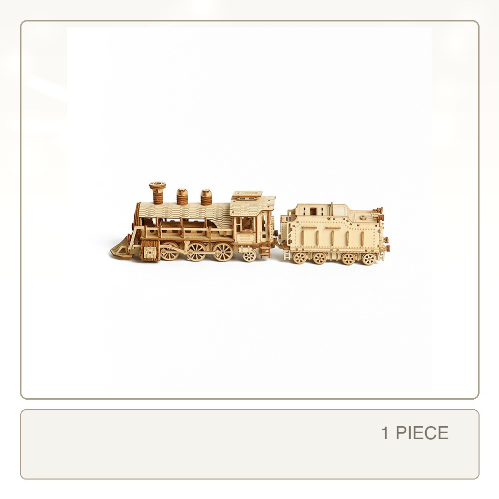 DIY 3D Wooden Model Small Trai - Model Kit Train 评论和价格