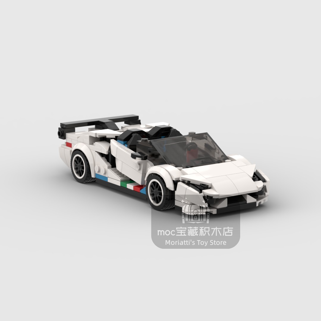 MOC Lambo Aventador SVJ  368pc - Model Kit Lamborghini 评论和价格