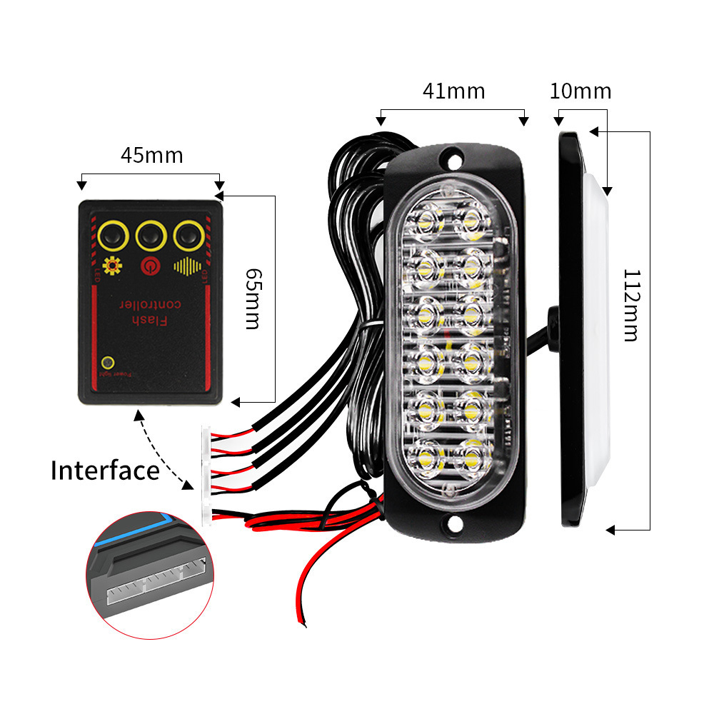   4 in 1 LED Warning Strobe L - Model Kit Led 评论和价格